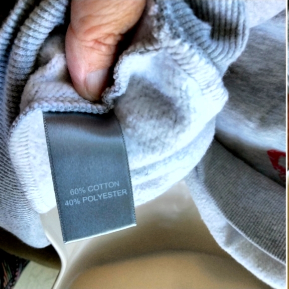 Marled Heart stamped hoodie L NWOT - Picture 10 of 16